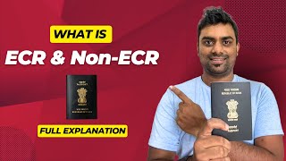 ECR Passport vs NonECR Passport  What Is the Difference Between ECR and NonECR Passport in 2024 [upl. by Adnah715]