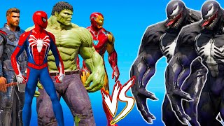 HULK e VINGADORES vs TROPA VENOM  GTA V [upl. by Haldane83]