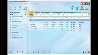 أسهل طريقة لتقسيم الهارد ديسك ببرنامج  minitool partition wizard free [upl. by Nahsor]