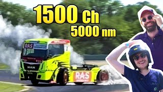 Un CAMION de COURSE  Ça existe et on fait du DRIFT avec [upl. by Limak]