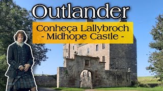 Fui na Casa de Jamie Fraser de Outlander Lallybroch  Midhope Castle [upl. by Ahtelahs353]