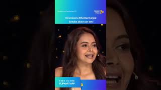 Devoleena breaks down on set  Ladies vs Gentlemen S2  Flipkart Video Shorts YouTubeShorts [upl. by Glynis]