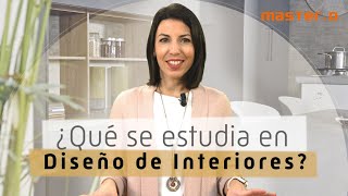 ¿Qué se estudia en DISEÑO de INTERIORES 📚 Programa Curso y Máster 💻👩🏻 [upl. by Einnoj641]