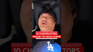 10 CHIROPRACTORS FAILED TO CRACK HIM😱 neckpain Chiropractic Trending Short [upl. by Bright]