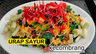 URAP SAYUR KECOMBRANG ENAK BANGET  KLUBAN SAYUR [upl. by Isahella324]