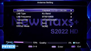 🔵 How To Scan AStra 2A 2B 28°East Free Channels On Newmax Decoder  Pbteck [upl. by Ahsinuq200]