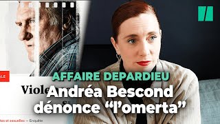 Affaire Depardieu  Andréa Bescond dénonce quotune omerta qui dure depuis des décenniesquot [upl. by Westleigh]