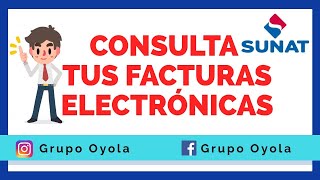 COMO CONSULTAR TUS FACTURAS ELECTRONICAS EMITIDAS  PORTAL SUNAT [upl. by Susan]