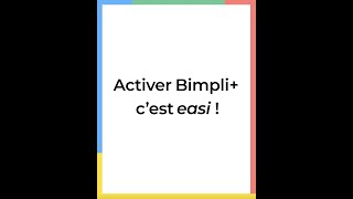 Comment activer Bimpli [upl. by Sisenej]