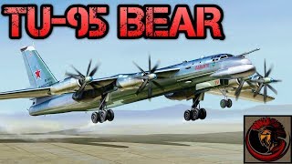 Tupolev TU95 Bear  RUSSIAN LONG RANGE BOMBER [upl. by Zhang]