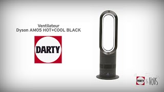 Ventilateur Dyson AM05 HOTCOOL BLACK  démonstration Darty [upl. by Favian621]