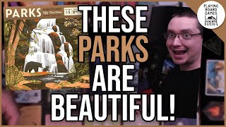 I wish real national parks gave out victory points PARKS Board Game Gameplay [upl. by Esiom119]