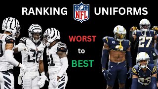 Ranking Every NFL UNIFORM From WORST to BEST [upl. by Bowne]