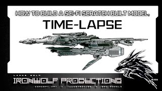 How to Build a SciFi Scratchbuilt Model TimeLapse [upl. by Lladnik172]