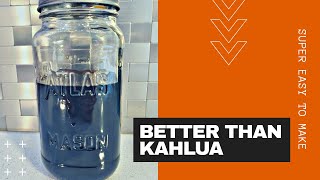 HOW TO MAKE KAHLUA  Homemade Coffee Liqueur Recipe Super Easy DIY [upl. by Nnaacissej]