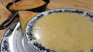 Potato Soup  100 Year Old Recipe  The Hillbilly Kitchen [upl. by Lalad]