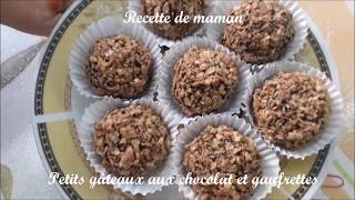 Gâteaux de maman au chocolat et gaufrette [upl. by Dot359]