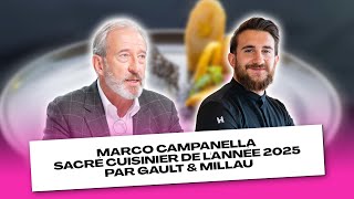 Marco Campanella sacré cuisinier de lannée 2025 par Gault amp Millau [upl. by Danell]