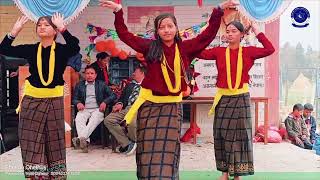 Beautiful Dance performed on occasion of Swarswoti puja at Moonlight School  moonlight [upl. by Remas]