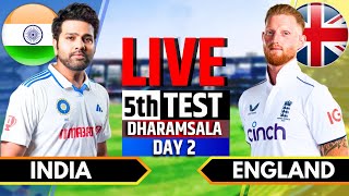 India vs England 5th Test  India vs England Live  IND vs ENG Live Score amp Commentary Session 3 [upl. by Dorise]