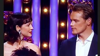 Sam Heughan amp Caitriona  Baftas 2018  Outlander [upl. by Ieppet]