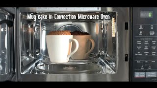 2 Minutes Mug cake using LG Convection Microwave Oven  How to bake cake in Conv Microwave Oven [upl. by Ear]