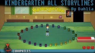 Kindergarten  All Storylines Playthrough  Longplay  Walkthrough no commentary [upl. by Jerol430]