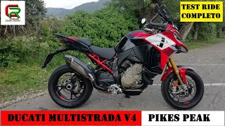 Ducati Multistrada V4 Pikes Peak test ride completo English subtitles [upl. by Pang]