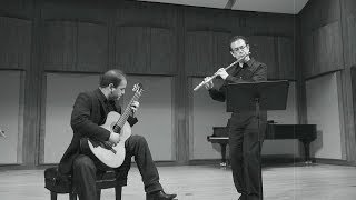 Astor Piazzolla  Bordel 1900 for Flute amp Guitar  Marco Granados Felippe Santos [upl. by Moir]