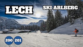 SKI ARLBERG LECH  Great skiing [upl. by Jepum]