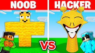 NOOB vs HACKER I Cheated In a SPRUNKI Build Challenge [upl. by Cyrille]