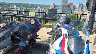 BMW M1000RR VS built motor S1000RR Full carbon fiber S1000RR [upl. by Nnylidnarb]