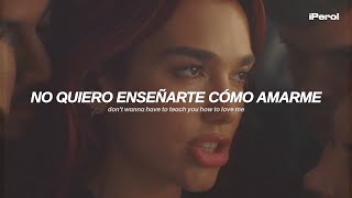 Dua Lipa  Training Season Español  Lyrics  video musical [upl. by Areek]