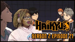 SEIJOH WONT GO DOWN EASY HAIKYU SEASON 2 EPISODE 21  FIRST TIME WATCHING [upl. by Heron]