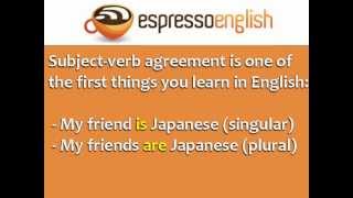 Advanced Subject Verb Agreement in English [upl. by Chemosh]