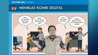 MEMBUAT KOMIK DIGITAL  PIXTON [upl. by Attelocin]