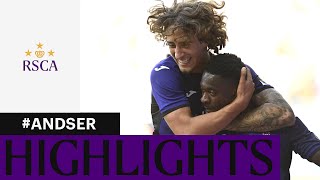 HIGHLIGHTS RSC Anderlecht  Seraing  20222023  Three goals in the Park [upl. by Nnayllehs124]