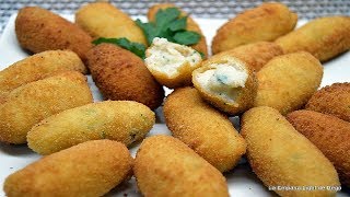 Croquetas de Bacalao con bechamel muy cremosas [upl. by Pease]