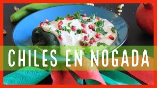 Vegan Chiles en Nogada Traditional Independence Day Recipe [upl. by Nivram]