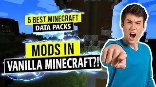 🔥 5 Best Minecraft Data Packs Most Useful Tweaks For Your Game 🔥 [upl. by Brodench]