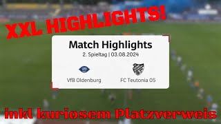 XXL HIGHLIGHTS VfB Oldenburg vs Ottensen inkl PyroShow [upl. by Ytissac]