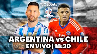 EN VIVO 🔴 ARGENTINA vs CHILE  Copa América  Fase de Grupos  Vivilo en TyC Sports [upl. by Adekahs]