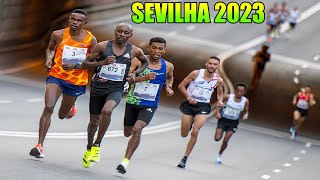 MARATONA DE SEVILHA 2023 CORRIDA COMPLETA  Zurich Seville Marathon Full Race [upl. by Iormina]