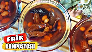 KURU ERÄ°K KOMPOSTOSU NASIL YAPILIR ğŸ‘ PLUM COMPOTE ğŸ‘Œ KIÅLIK HOÅAF TARÄ°FÄ° ğŸ˜‹ ERÄ°K HOÅAFI [upl. by Enilada]