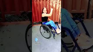 wheelchair dance in Nepal subscribe wheelchairvlogs 😜 [upl. by Matilde]