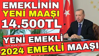 SGK SSK BAĞKUR EMEKLİ 2024 YENİ MAAŞLARI BELLİ OLDU TBMM EMEKLİNİN MAAŞLARINI ONAYLADI EN DÜŞÜK MAAŞ [upl. by Neeloc]