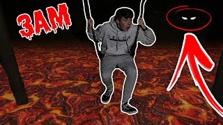 3AM HAUNTED PARK FLOOR IS LAVA CHALLENGE 3AM CHALLENGE 😱 [upl. by Ronoel]