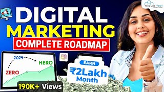 Digital Marketing Roadmap 2024 FASTEST Way to Learn Digital Marketing amp Get Job Full Guide [upl. by Ilram]