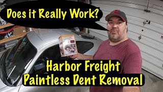 Harbor Freight paintless dent removal tool review [upl. by Ikram]