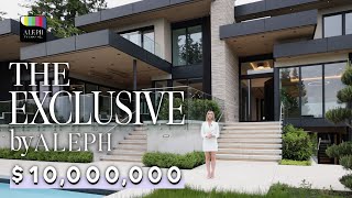 Touring a 10000000 Modern West Vancouver House [upl. by Magdau]